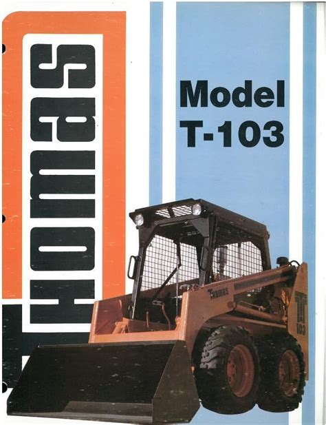 thomas t103 skid steer|thomas skid steer dealer.